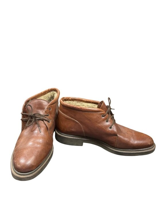 Cole Haan mens brown Italian leather lined ankle chukka boots sz 11m SKU 10-323 main image 12